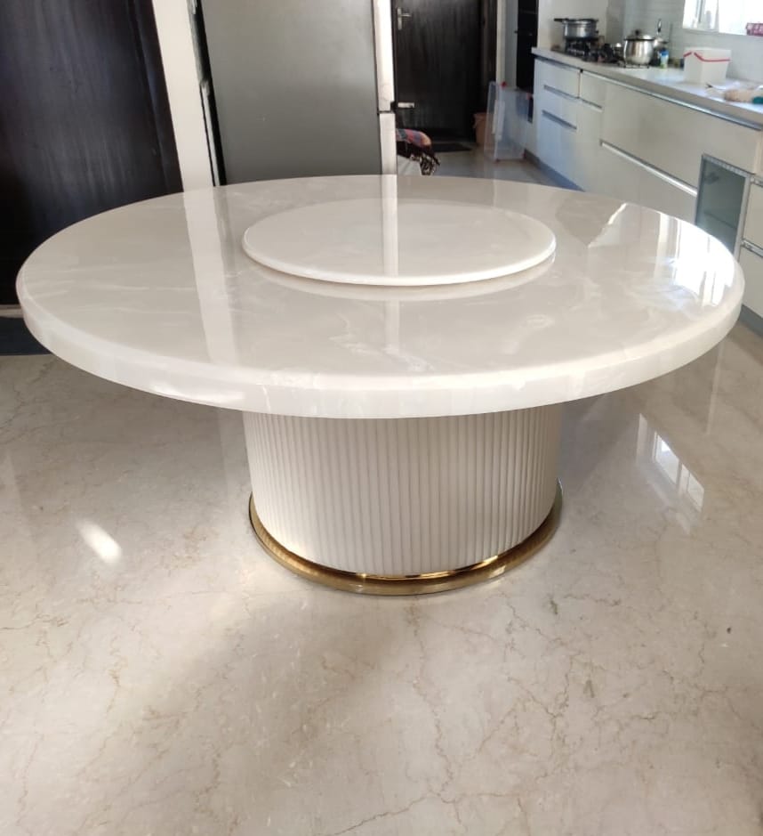 ROUND DINING TABLE  
				Royal Marble Craft